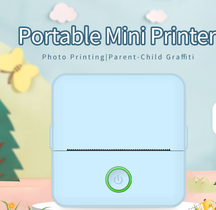 Mini Imprimante Thermique Portable Sans Fil – Imprimez vos étiquettes de marque, stickers, photos et mémos où que vous soyez !